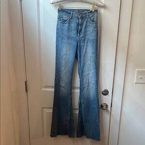 Women's Blue Flared Jeans